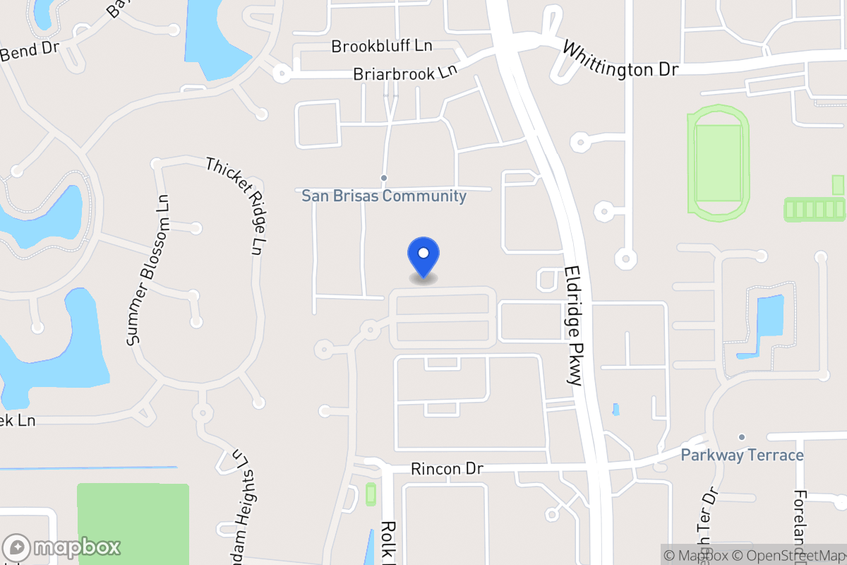 Map of S Eldridge Py, Houston
