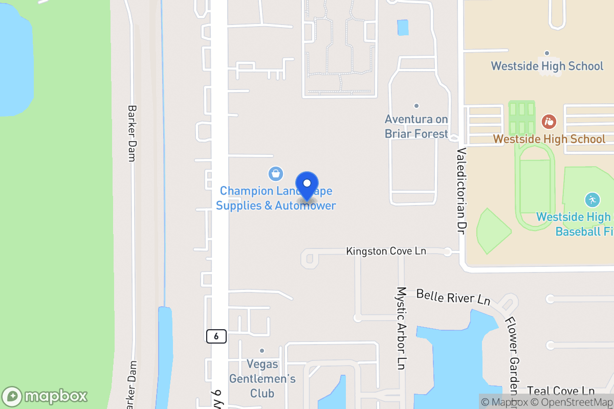 Map of 1725 Highway 6 S, Houston