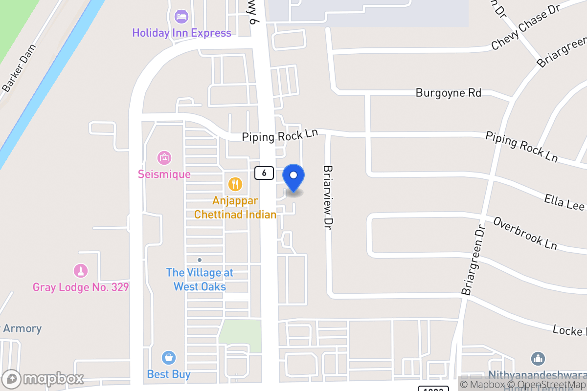 Map of 2305 Highway 6 S, Houston