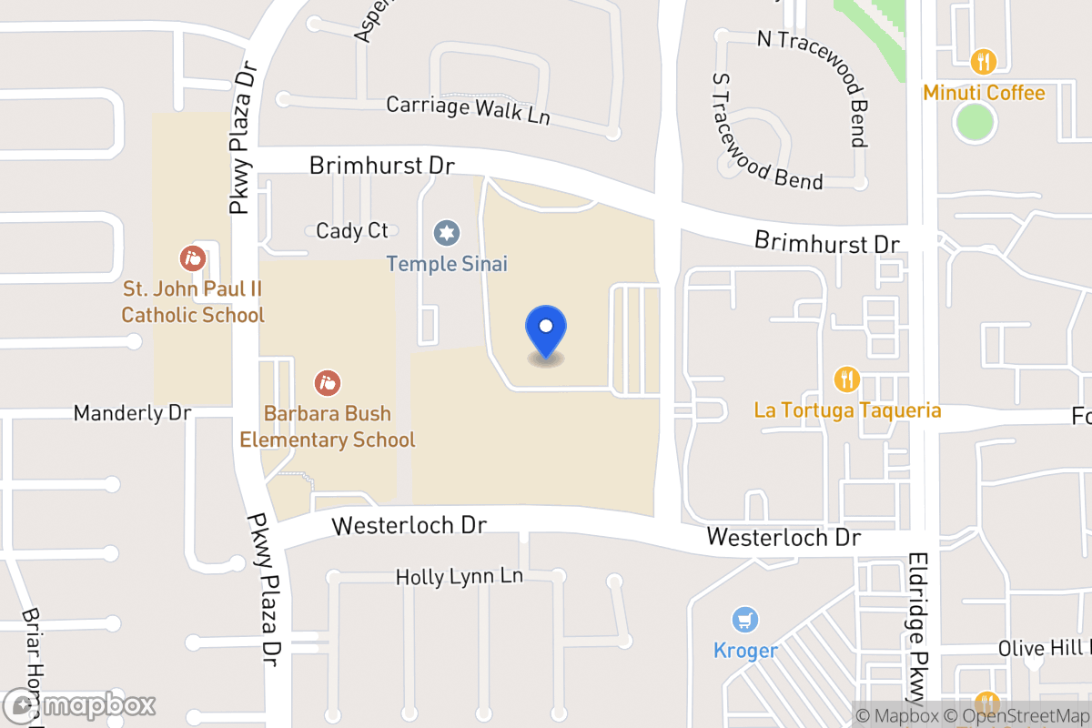 Map of 13733 Brimhurst Dr, Houston