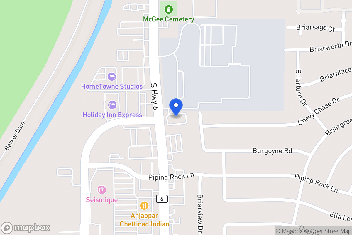 Map of 2137 State H Ighway 6 S, Houston