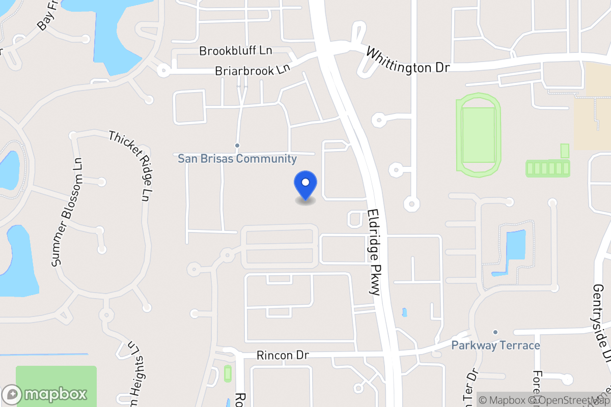 Map of Eldridge Pky, Houston