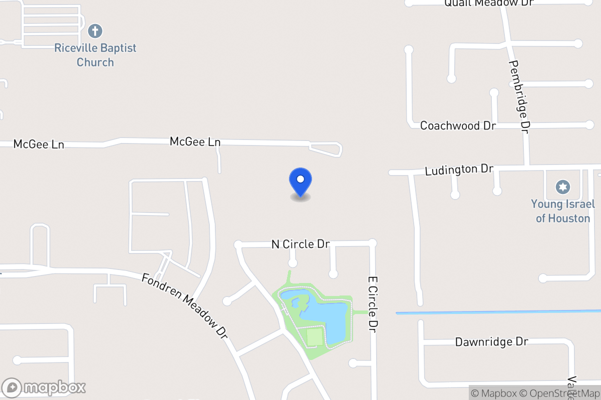 Map of Braes Park Dr, Houston