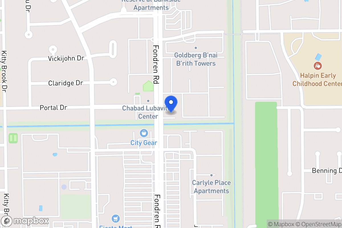 Map of 11001 Fondren Rd, Houston