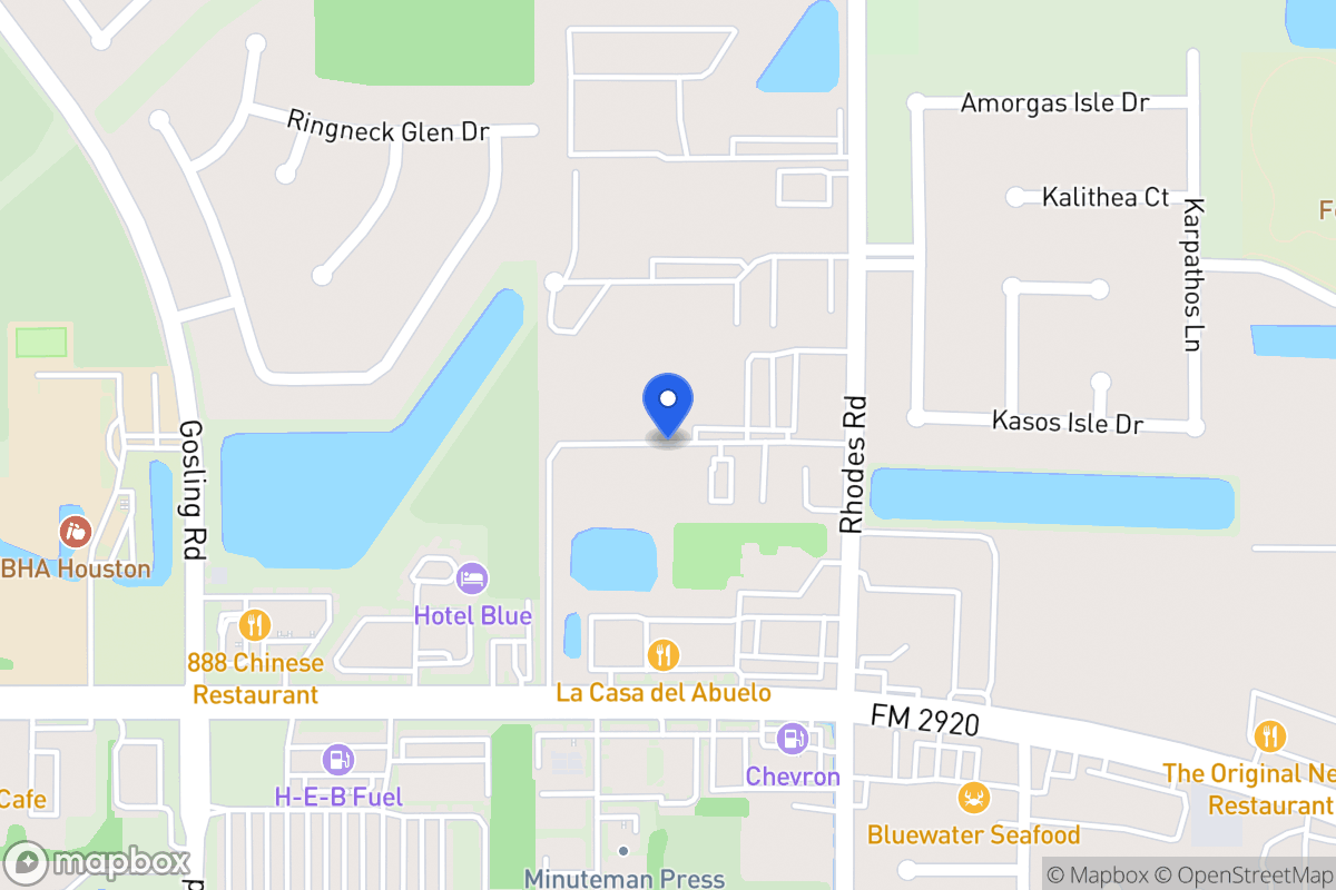 Map of 21603 Rhodes Rd, Spring