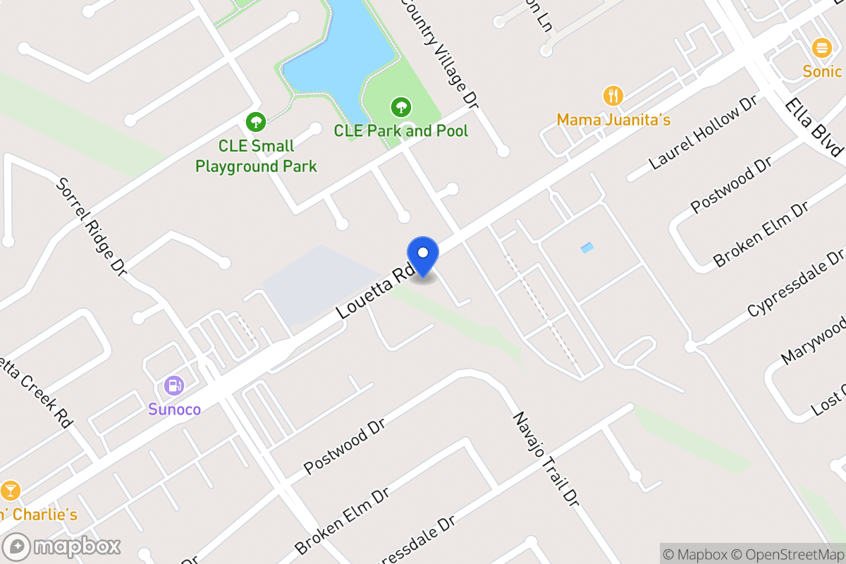 Map of 4213 Louetta Rd, Spring
