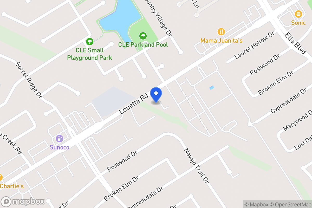 Map of 4211 Louetta Rd, Spring
