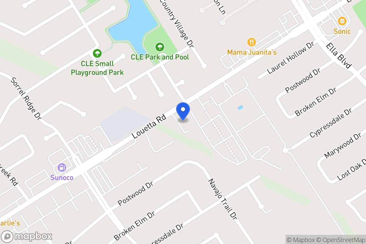 Map of 4205 Louetta Rd, Spring