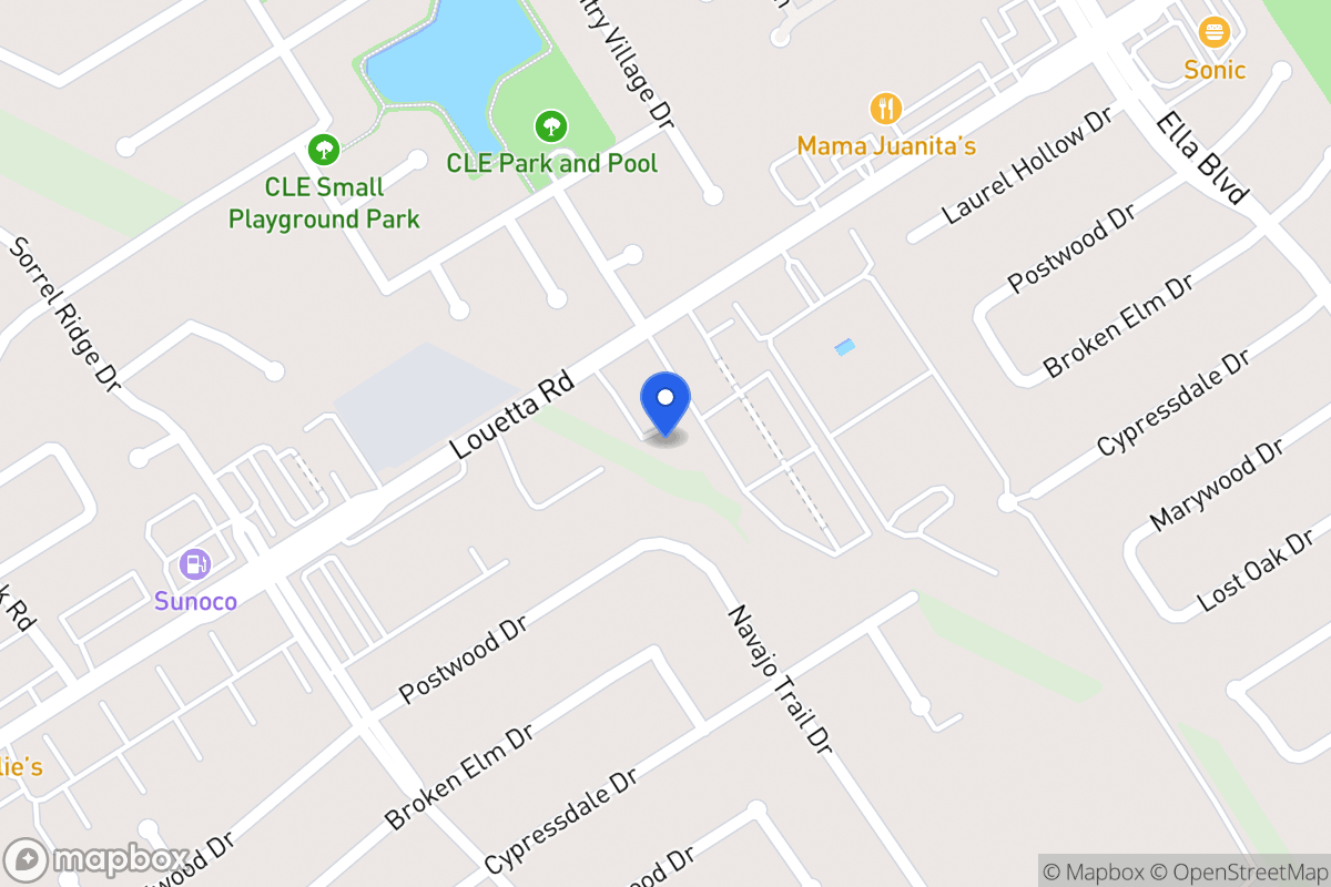 Map of 4209 Louetta Rd, Spring