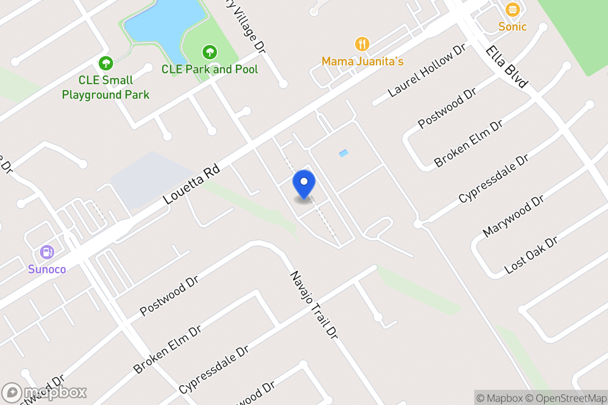 Map of 4155 Louetta Rd, Spring