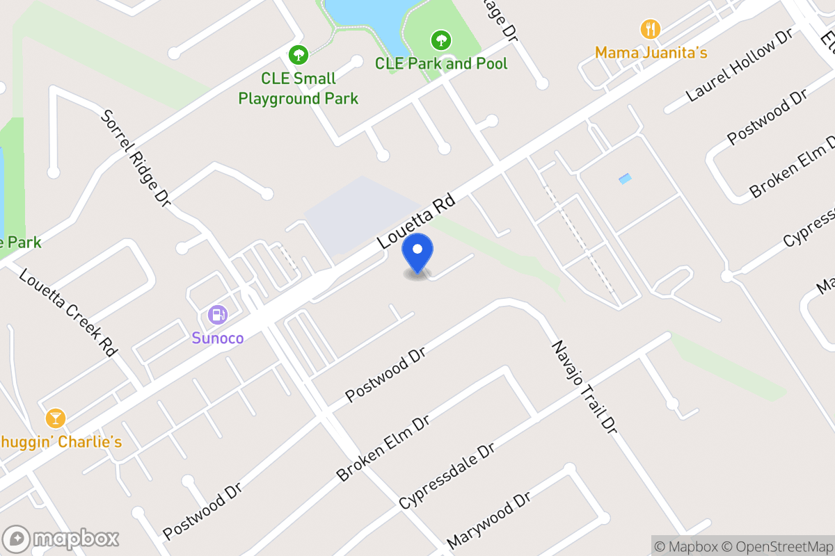 Map of 4233 Louetta Rd, Spring