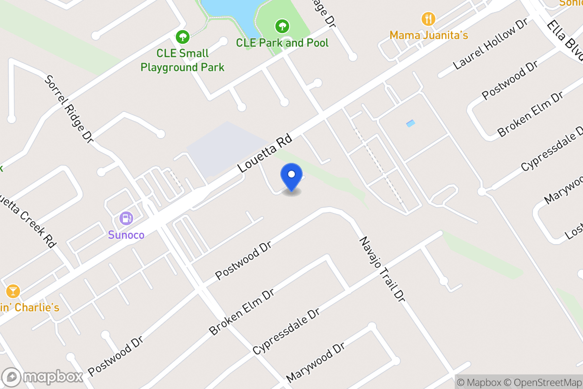 Map of 4227 Louetta Rd, Spring