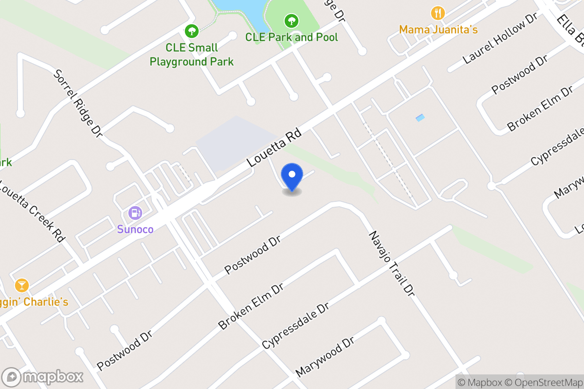 Map of 4229 Louetta Rd, Spring
