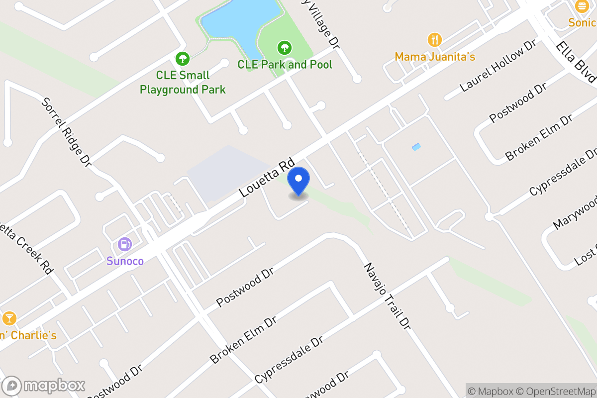 Map of 4221 Louetta Rd, Spring