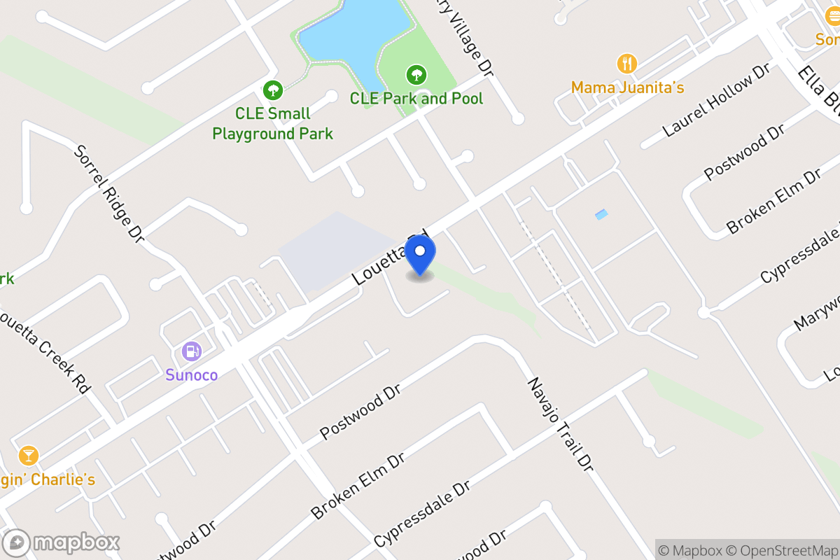 Map of 4217 Louetta Rd, Spring