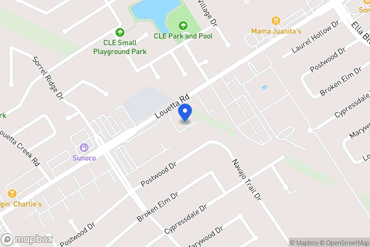 Map of 4219 Louetta Rd, Spring