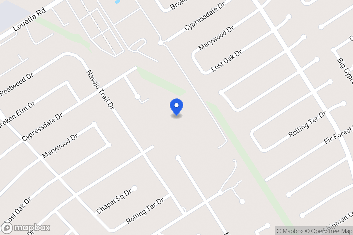 Map of Cypressdale Dr, Spring