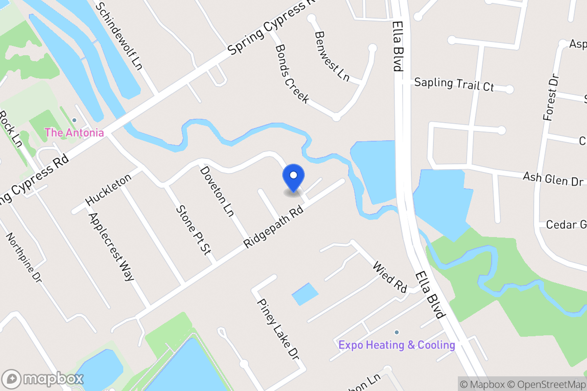 Map of 19103 Pine Lock Ln, Spring