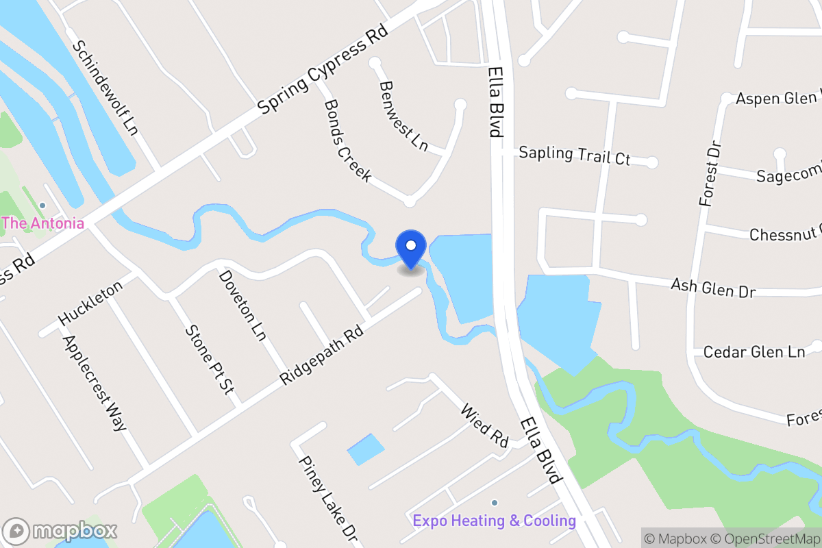 Map of 4002 Ridge Path Rd, Spring