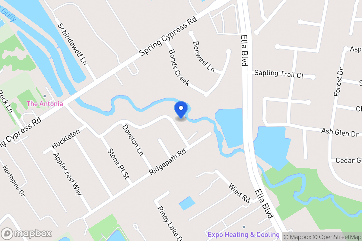 Map of 19114 Pine Lock Ln, Spring