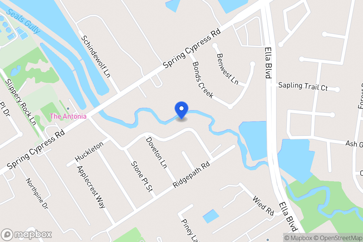 Map of 19206 Pine Lock Ln, Spring