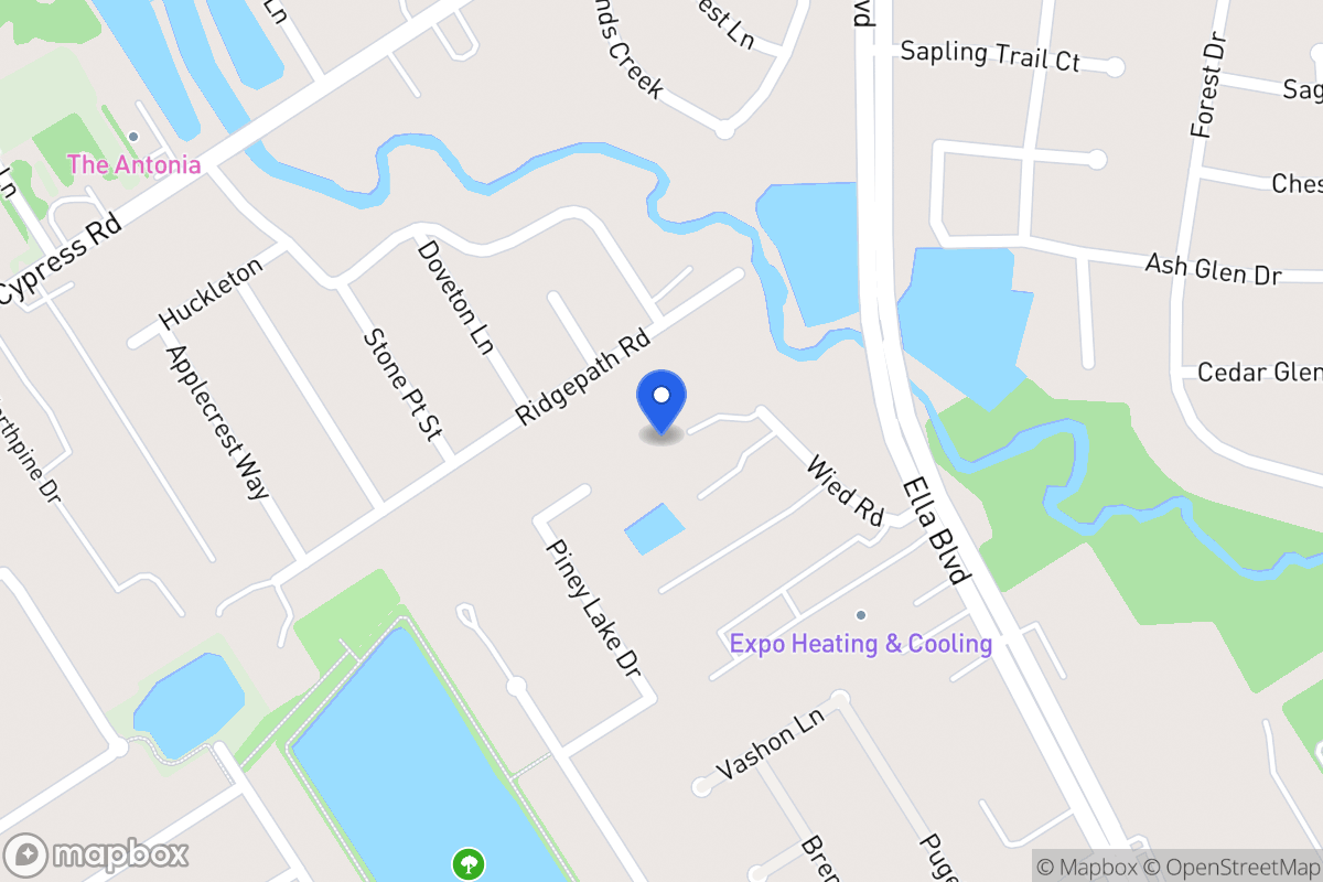 Map of 19613 Wied Rd, Spring