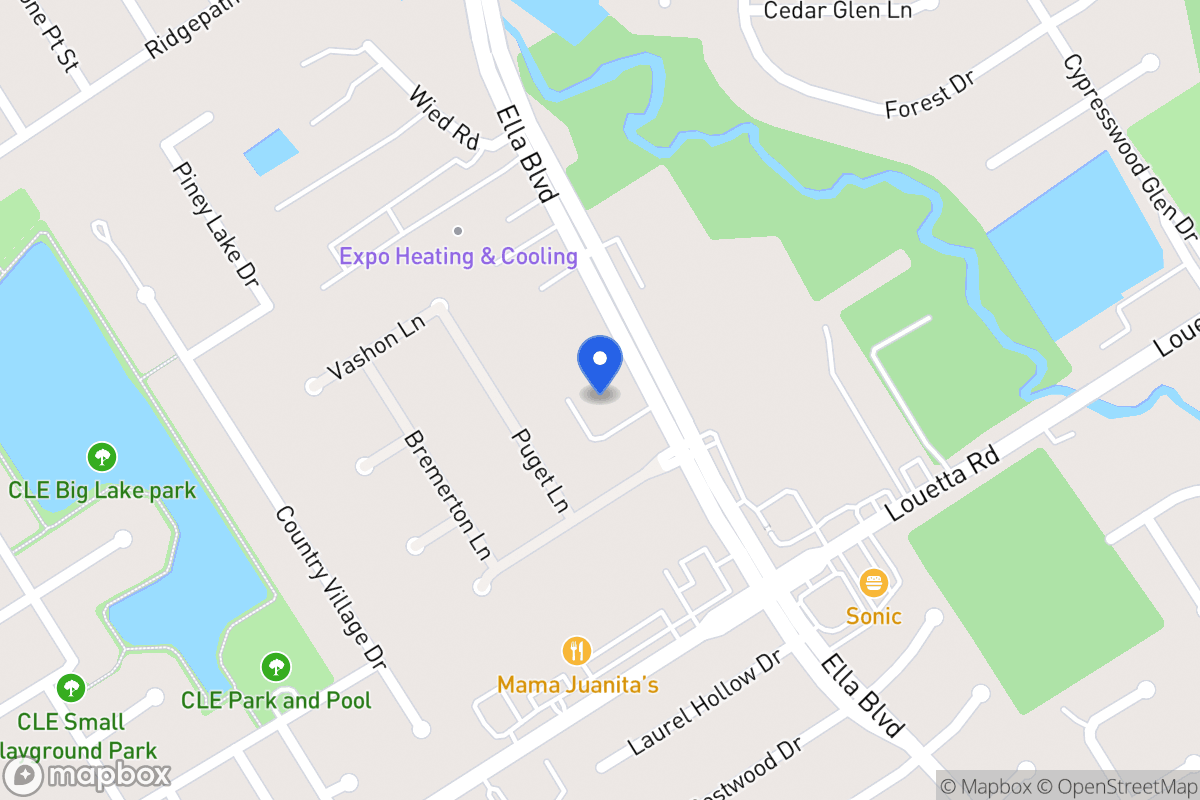 Map of 19315 Ella Blvd, Spring