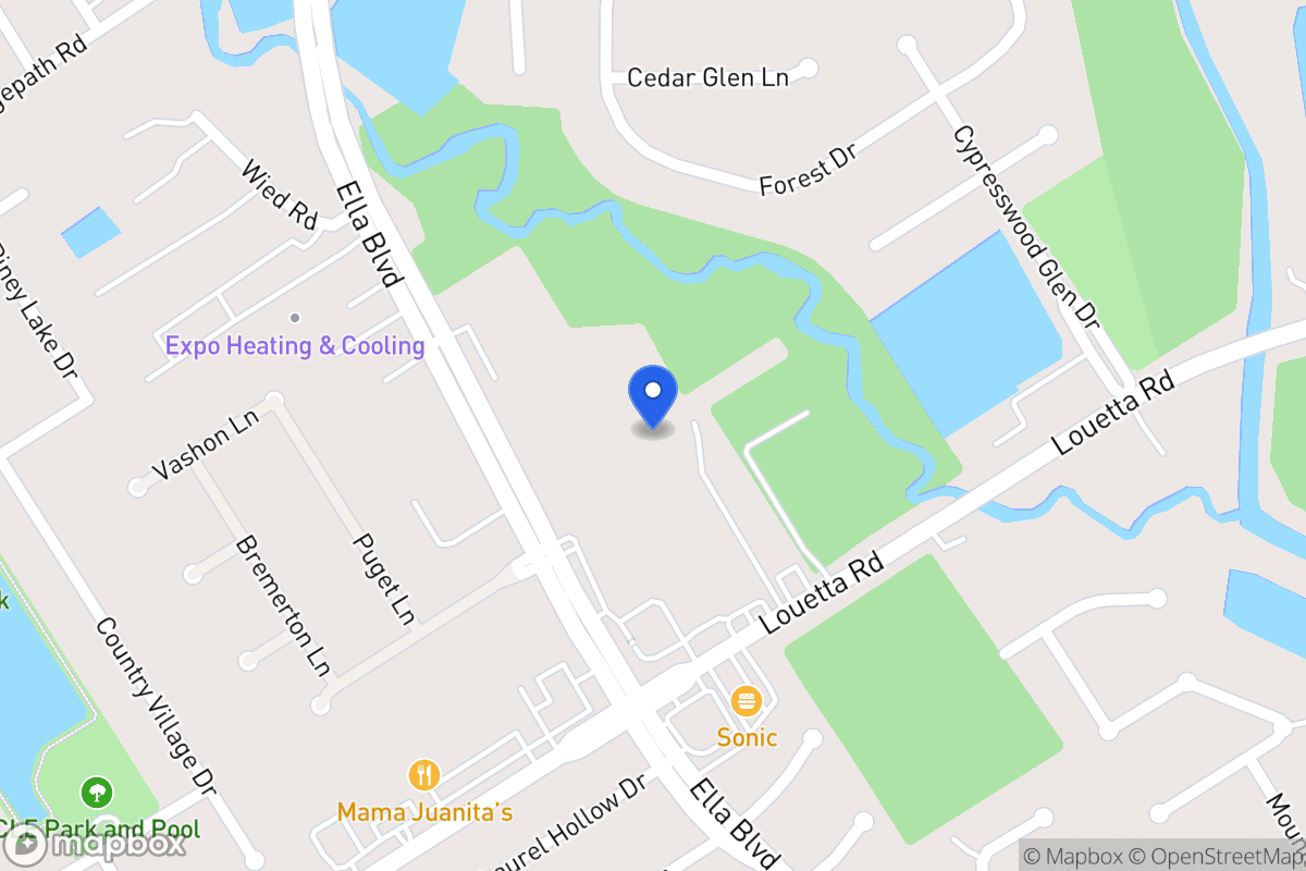Map of 3808 Louetta Rd, Spring