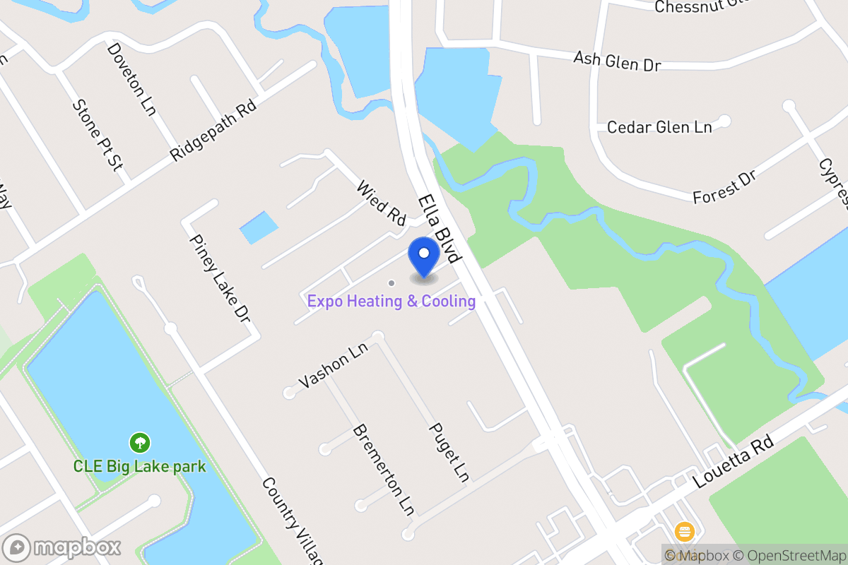 Map of 19445 Ella Blvd, Spring