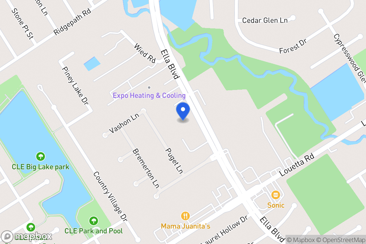 Map of 19327 Ella Blvd, Spring