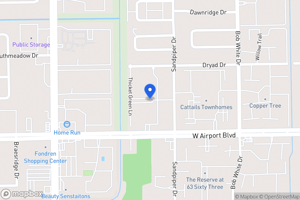 Map of 12247 Sunset Meadow Ln, Houston