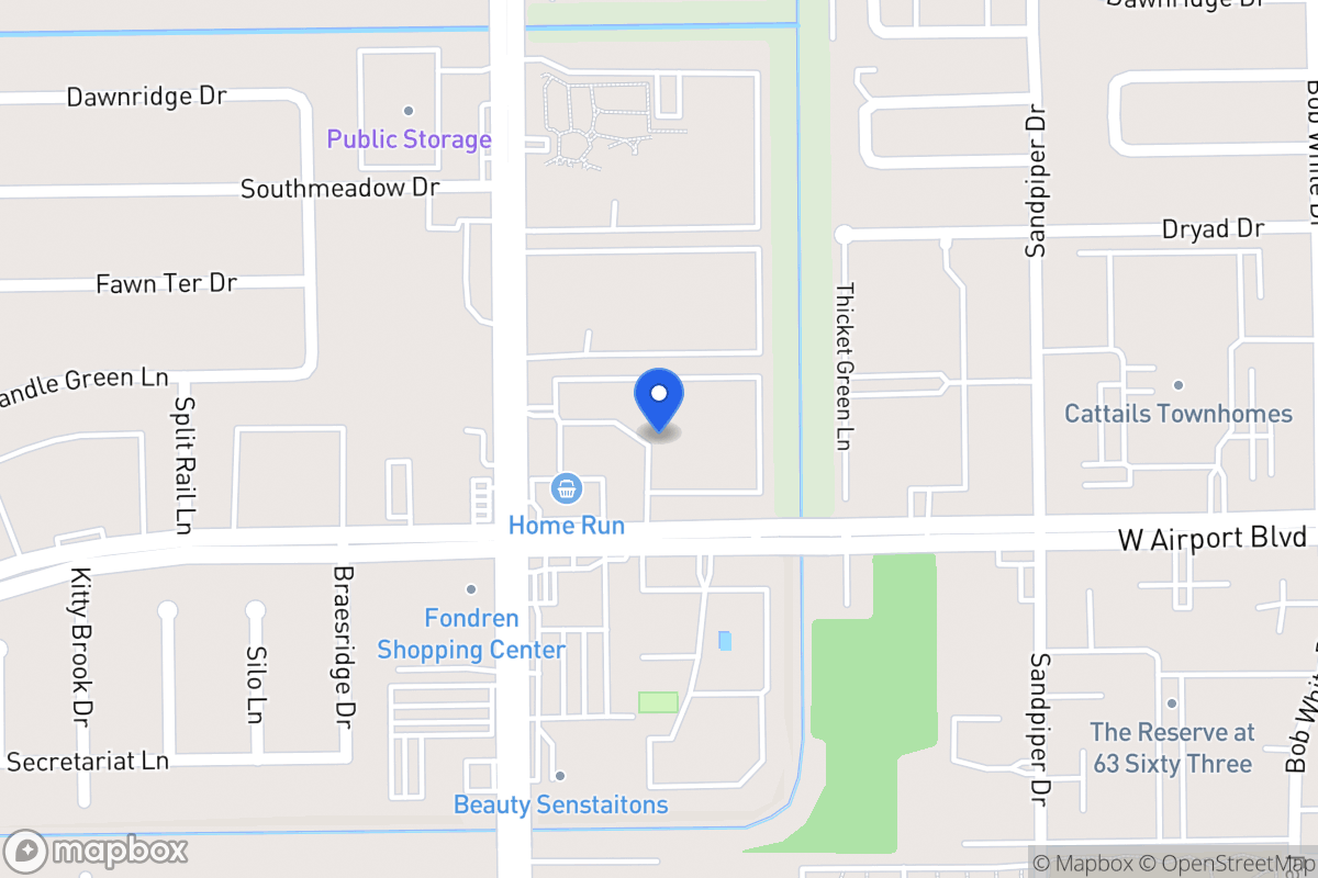Map of 12211 Fondren Rd, Houston