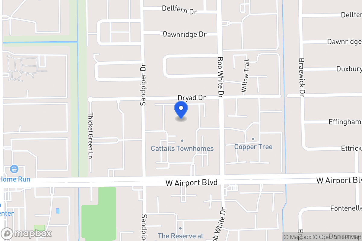 Map of 6341 Cattails Ln, Houston