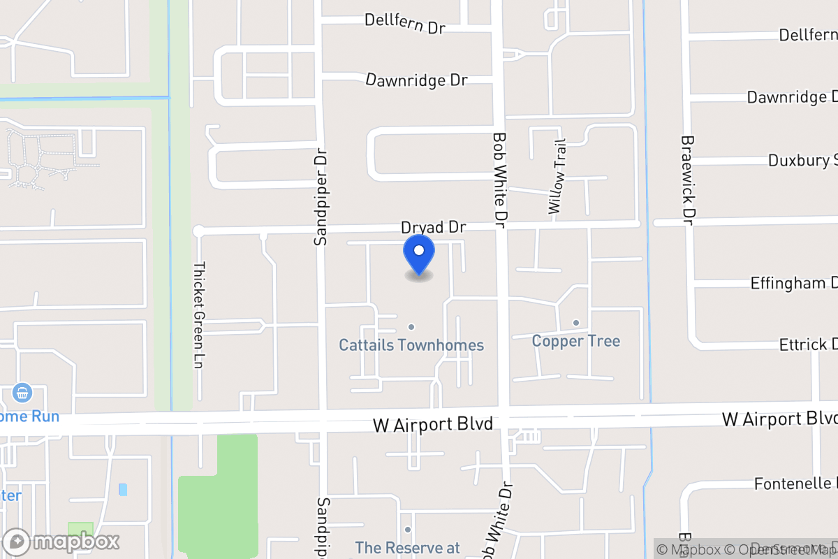 Map of 6339 Cattails Ln, Houston