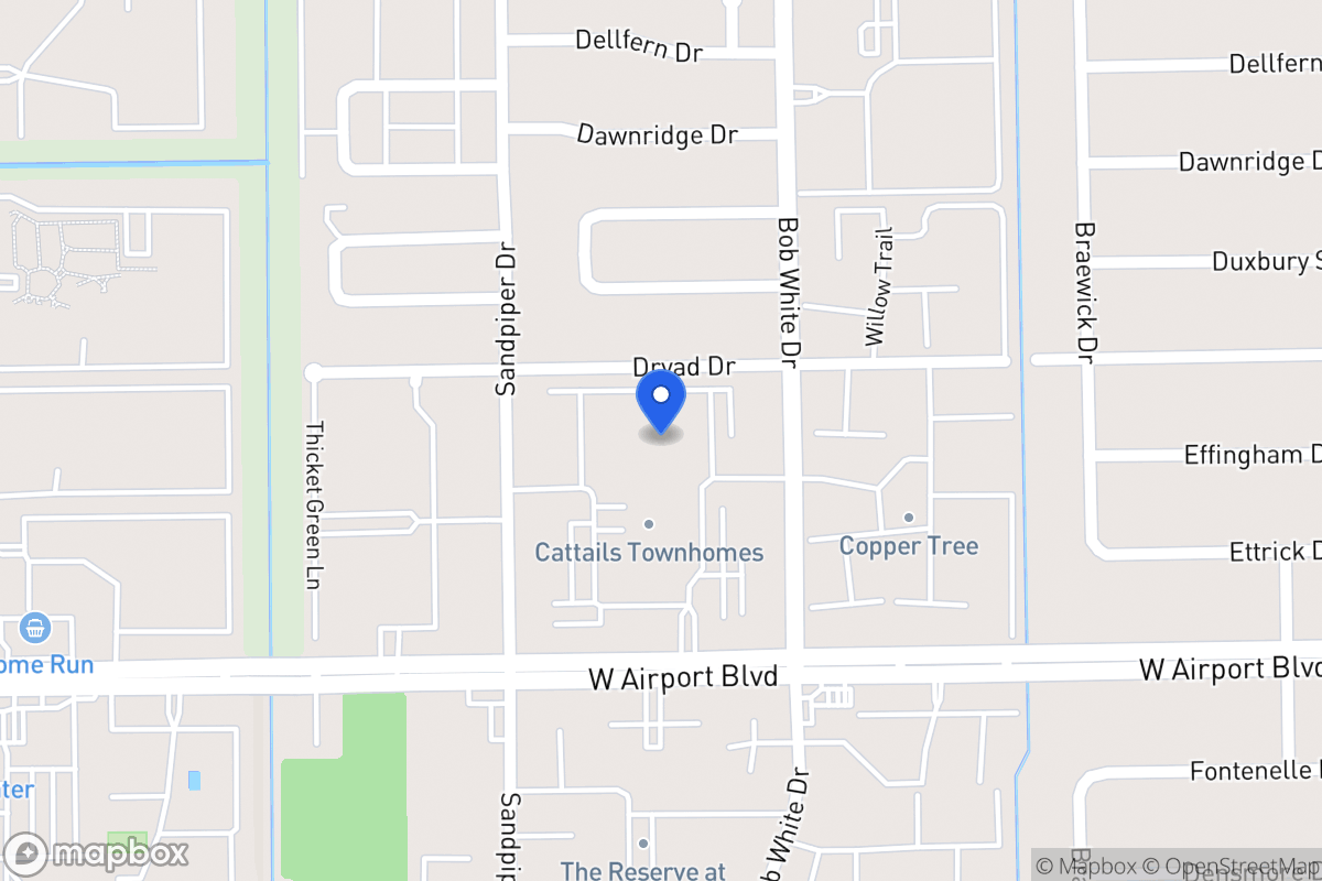 Map of 6337 Cattails Ln, Houston