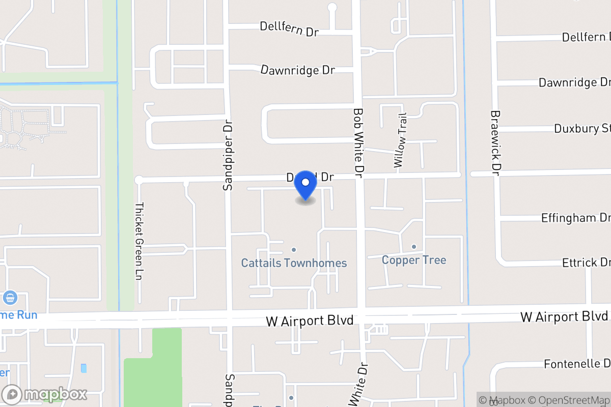 Map of 6323 Cattails Ln, Houston