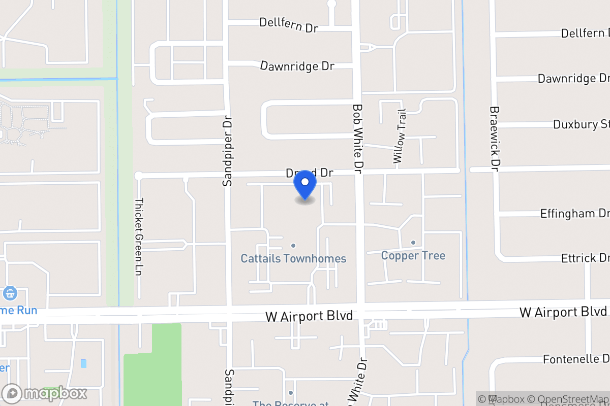Map of 6321 Cattails Ln, Houston