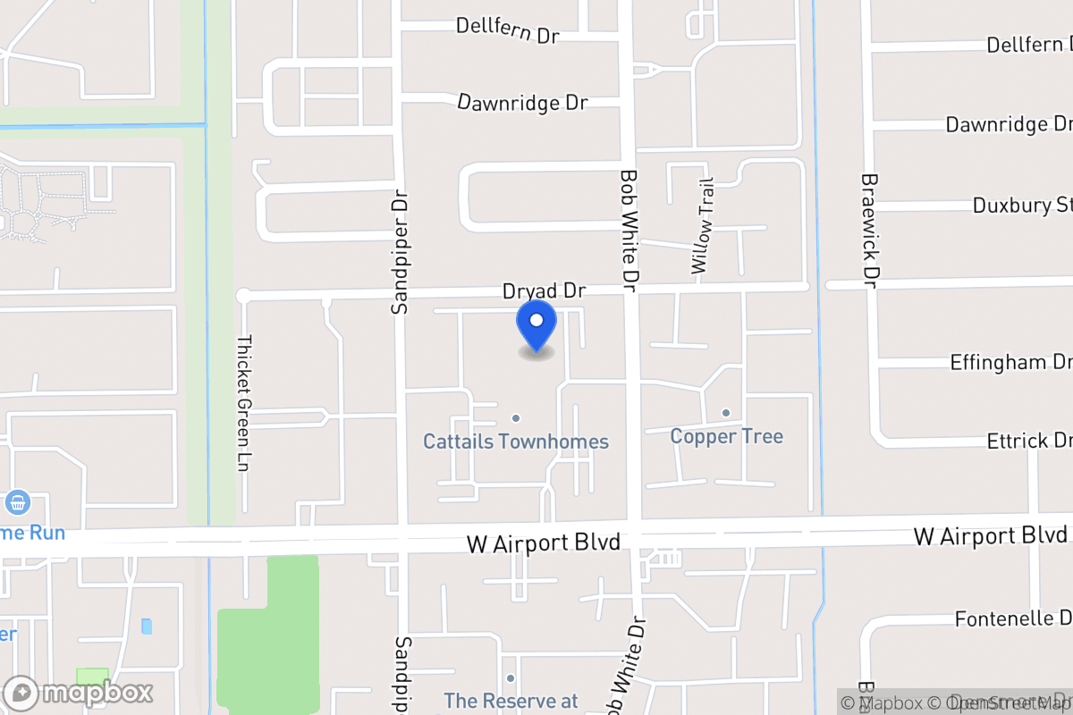 Map of 6317 Cattails Ln, Houston