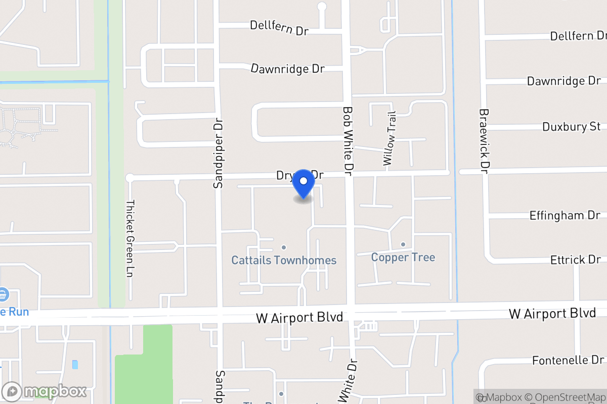 Map of 6315 Cattails Ln, Houston