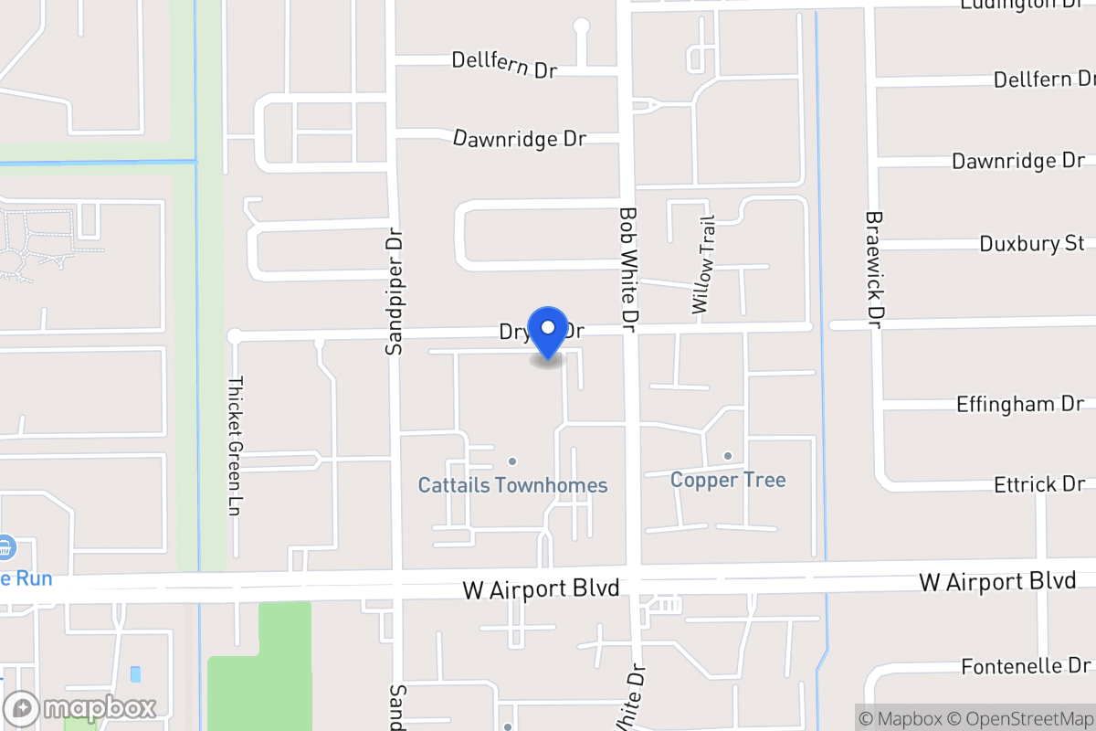 Map of 6311 Cattails Ln, Houston