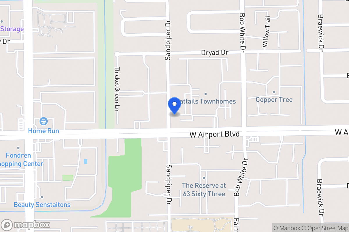 Map of 12247 Sandpiper Dr, Houston