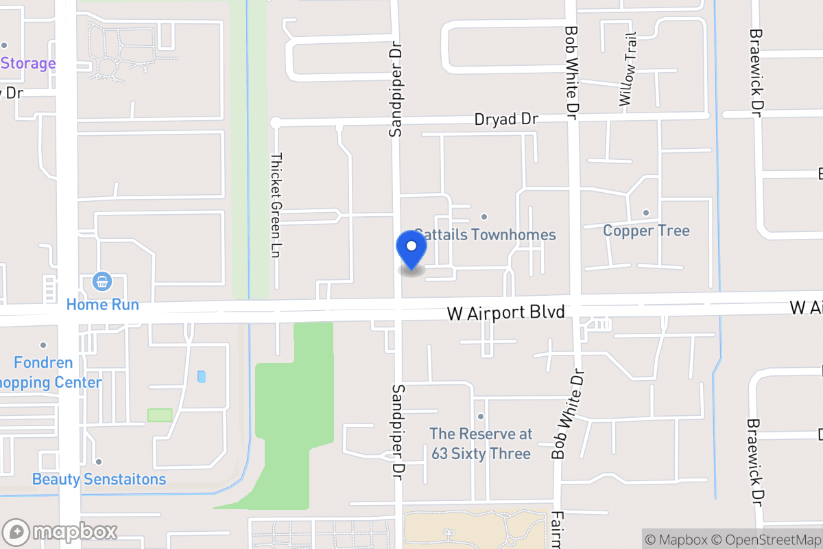 Map of 12249 Sandpiper Dr, Houston
