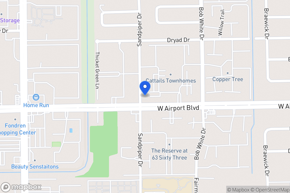 Map of 12251 Sandpiper Dr, Houston