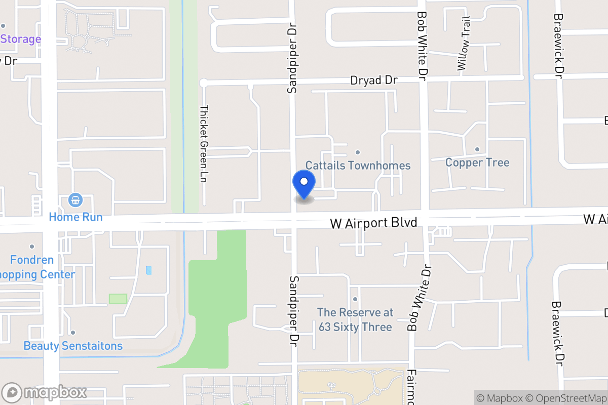 Map of 12253 Sandpiper Dr, Houston