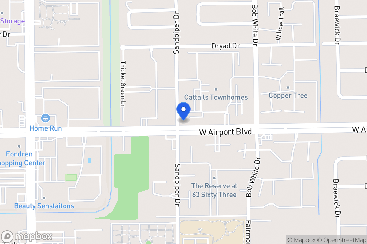 Map of 12255 Sandpiper Dr, Houston
