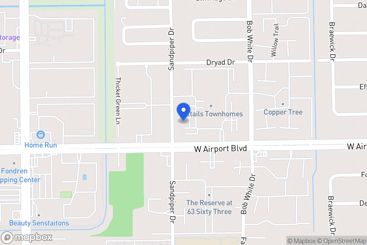 Map of 12241 Sandpiper Dr, Houston