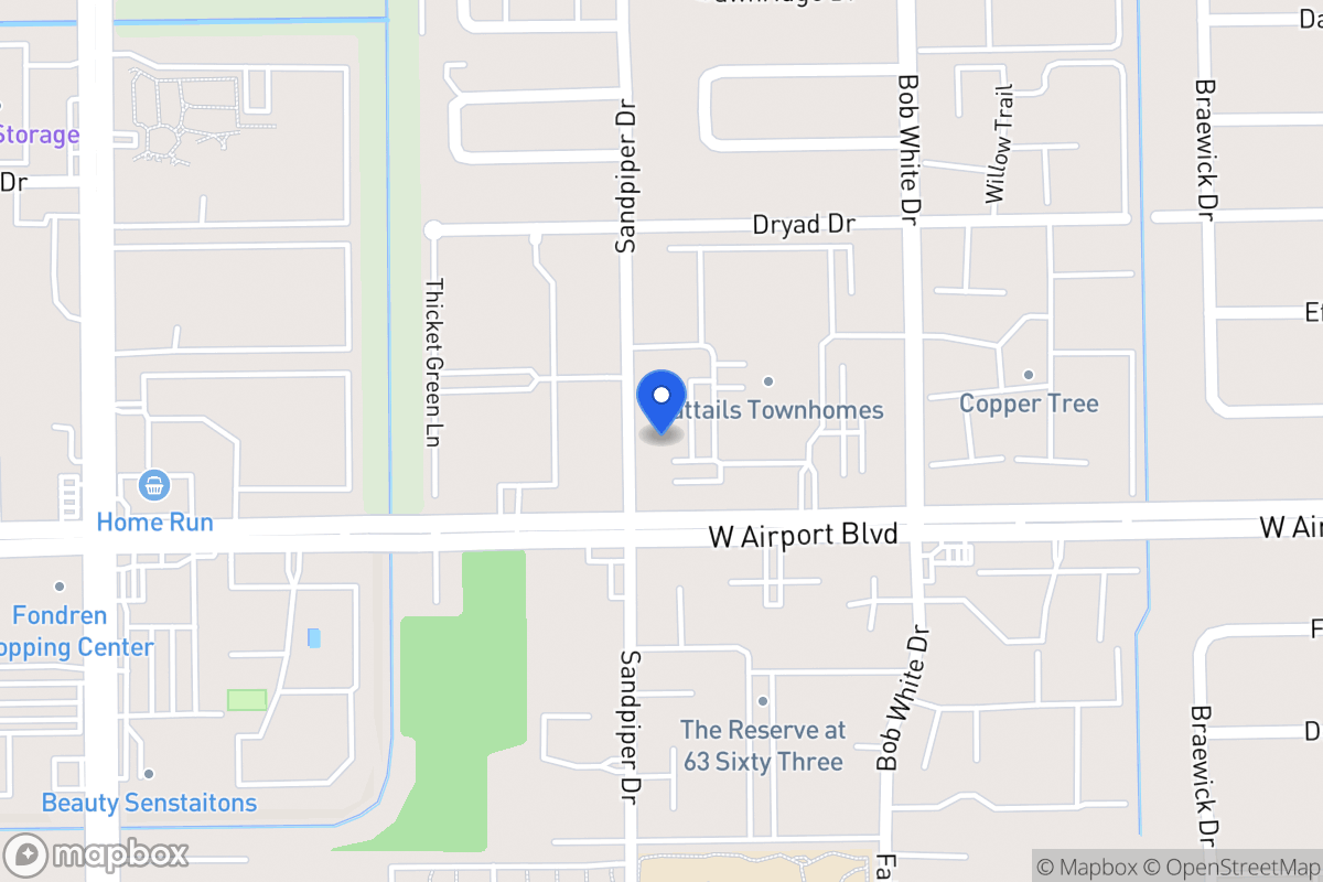 Map of 12239 Sandpiper Dr, Houston