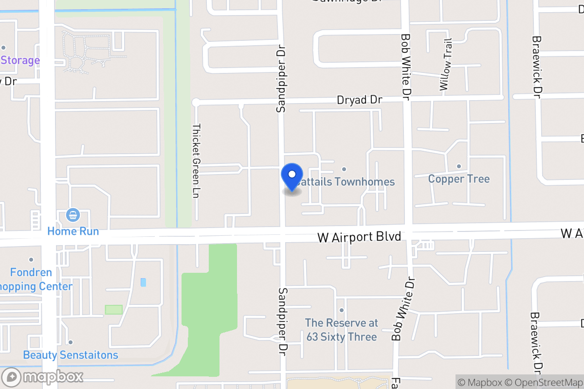 Map of 12237 Sandpiper Dr, Houston