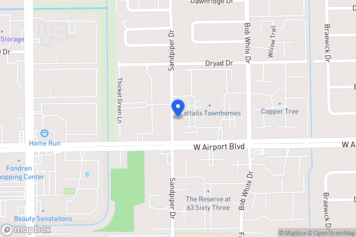 Map of 12235 Sandpiper Dr, Houston