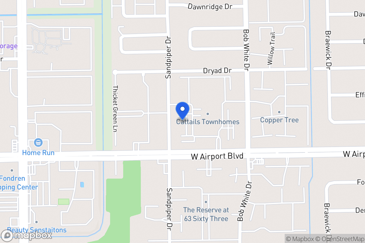 Map of 12227 Sandpiper Dr, Houston